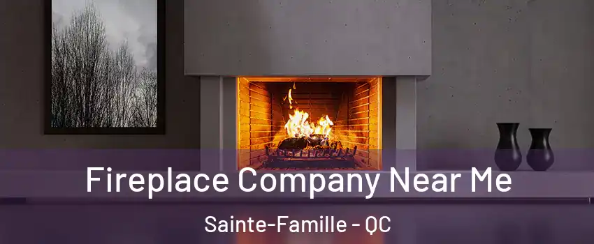  Fireplace Company Near Me Sainte-Famille - QC