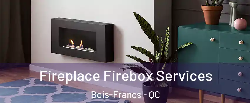  Fireplace Firebox Services Bois-Francs - QC