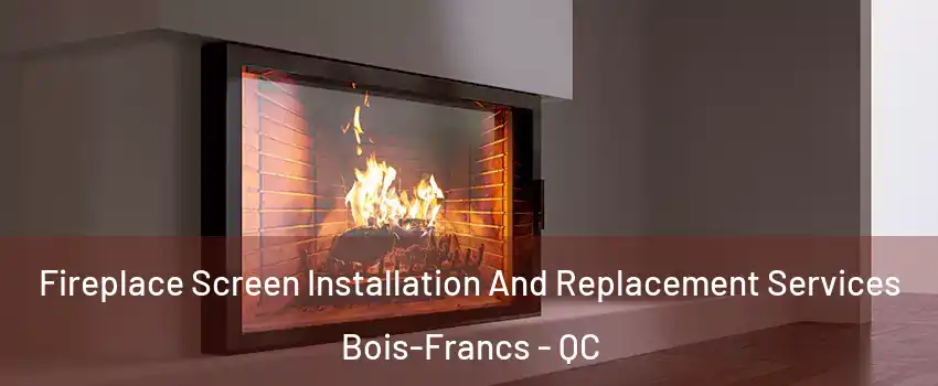  Fireplace Screen Installation And Replacement Services Bois-Francs - QC